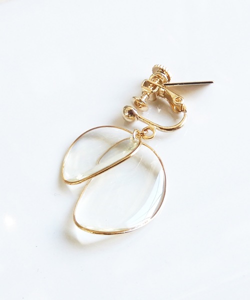 The Rule（ザルール）の「The Rule ザルール：片耳用　Amaranth earring size:Ｓ　花びら イヤリング S（イヤリング・レディース・ベージュ/パープル/グレー/レッド/ブルー/グリーン/クリア/グレイッシュベージュ・FREE）」の8枚目の写真
