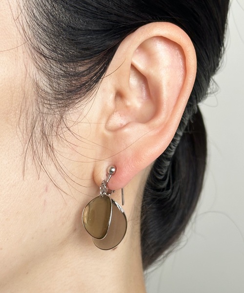 The Rule（ザルール）の「The Rule ザルール：片耳用　Amaranth earring size:Ｓ　花びら イヤリング S（イヤリング・レディース・ベージュ/パープル/グレー/レッド/ブルー/グリーン/クリア/グレイッシュベージュ・FREE）」の22枚目の写真
