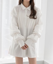 Heather（ヘザー）の「袖クシュチュニック　123098（シャツ/ブラウス）」