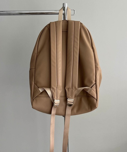 CAPRICIEUX LE'MAGE（カプリシューレマージュ）の「ソフトPUデイバッグ（バックパック/リュック・レディース・ブラック/ベージュ・FREE）」の12枚目の写真