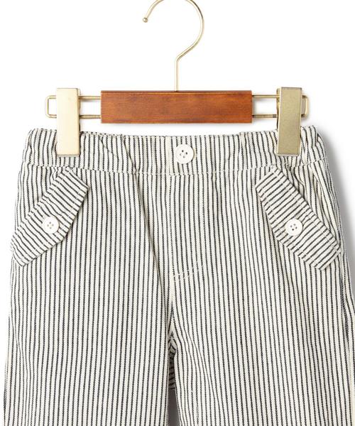 green label relaxing(グリーンレーベルリラクシング)の「ヒッコリー パンツ 5分丈(その他パンツ・キッズ・その他1・95/S/105/M/115/L/125/135)」の3枚目の写真