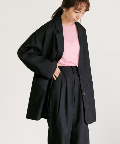 ピーチスキンルーズジャケット（テーラードジャケット）｜select MOCA