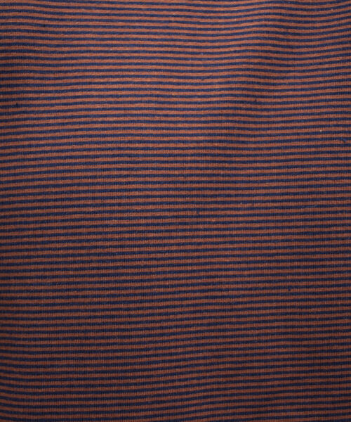 GLOSTER（グロスター）の「【GLOSTER ROAD/グロスターロード】ミジンボーダー リンガーTシャツ ビッグシルエット（Tシャツ/カットソー・メンズ・ホワイト系その他/ブルー系その他/ベージュ系その他/レッド系その他・L/M）」の18枚目の写真