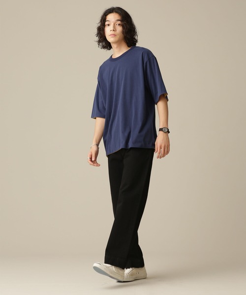 NANO universe（ナノユニバース）の「LB.03/リバーシブルクルーネックTシャツ（Tシャツ/カットソー・メンズ・ネイビー/グリーン・S/M/L）」の17枚目の写真