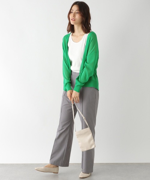 LEPSIM（レプシィム）の「14ゲージシアーニットカーデ　346905（ニット/セーター・レディース・ブラック/ブルー/グリーン・FREE）」の14枚目の写真