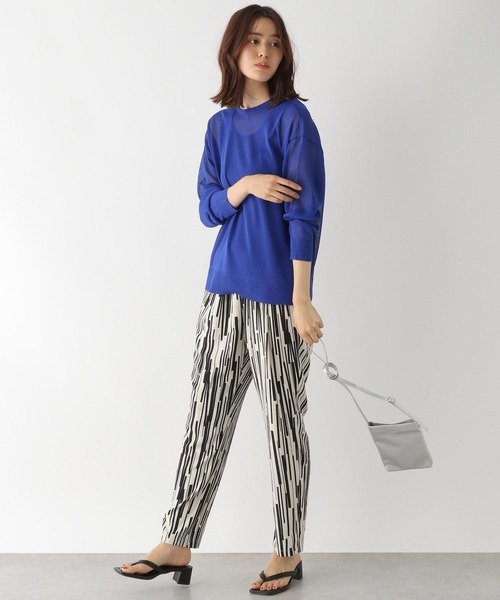 LEPSIM（レプシィム）の「14ゲージシアーニットカーデ　346905（ニット/セーター・レディース・ブラック/ブルー/グリーン・FREE）」の18枚目の写真