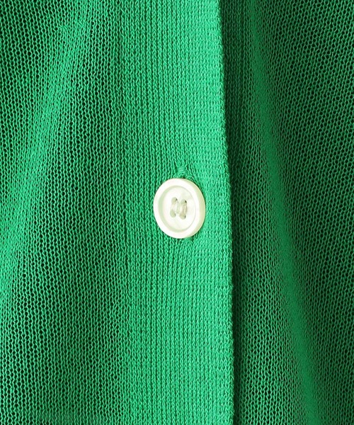 LEPSIM（レプシィム）の「14ゲージシアーニットカーデ　346905（ニット/セーター・レディース・ブラック/ブルー/グリーン・FREE）」の5枚目の写真