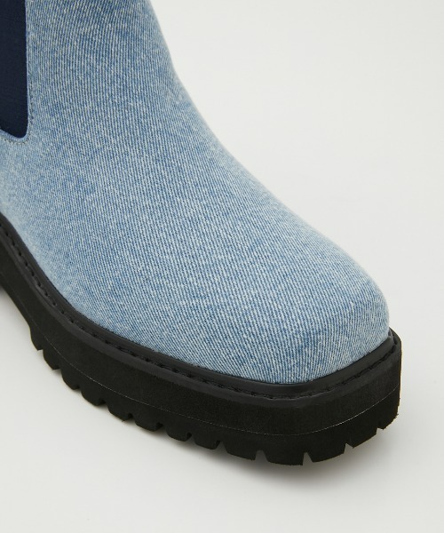 RODEO CROWNS WIDE BOWL(ロデオクラウンズワイドボウル)の「SIDE GORE SHORT BOOTS(ブーツ・レディース・ブラック/グリーン/ブルー・SMALL/LARGE/MEDIUM)」の5枚目の写真