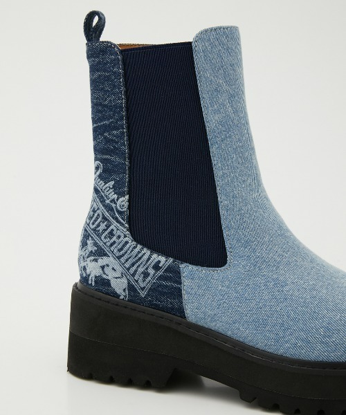 RODEO CROWNS WIDE BOWL(ロデオクラウンズワイドボウル)の「SIDE GORE SHORT BOOTS(ブーツ・レディース・ブラック/グリーン/ブルー・SMALL/LARGE/MEDIUM)」の8枚目の写真