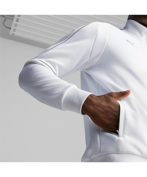 PUMA（プーマ）の「PUMA プーマ メンズ BMW MMS MT7 トラック ジャケット（ジャージ・メンズ・ブラック/ホワイト/ブラック系その他・X-LARGE/MEDIUM/LARGE/X-SMALL/SMALL）」の5枚目の写真