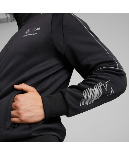 PUMA（プーマ）の「PUMA プーマ メンズ BMW MMS MT7 トラック ジャケット（ジャージ・メンズ・ブラック/ホワイト/ブラック系その他・X-LARGE/MEDIUM/LARGE/X-SMALL/SMALL）」の10枚目の写真
