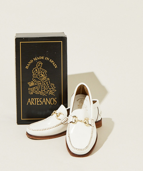 Rouge vif(ルージュヴィフ)の「【ARTESANOS/アルテサノス】ローファー(ローファー・レディース・ホワイト/ブラック・36/37/38/39/35)」の1枚目の写真