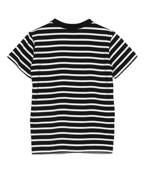 UNDECORATED(アンデコレイテッド)の「UNDECORATED アンデコレイテッド / Organic Cotton Border T-shirt オーガニックコットン ボーダーカットソー / UDS23104(Tシャツ/カットソー・レディース・ホワイト/ブラック/レッド・1/0)」の4枚目の写真
