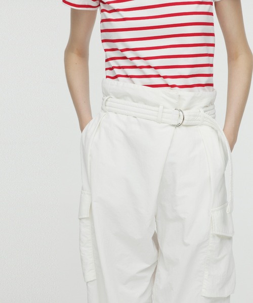 UNDECORATED(アンデコレイテッド)の「UNDECORATED アンデコレイテッド / Organic Cotton Border T-shirt オーガニックコットン ボーダーカットソー / UDS23104(Tシャツ/カットソー・レディース・ホワイト/ブラック/レッド・1/0)」の6枚目の写真