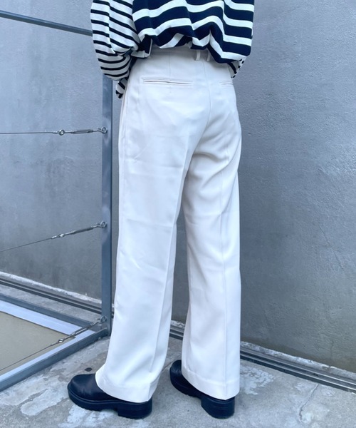 CIAOPANIC（チャオパニック）の「美脚カラースラックスパンツ（スラックス・レディース・ブラック/イエロー/グリーン/アイボリー・SMALL/MEDIUM）」の9枚目の写真