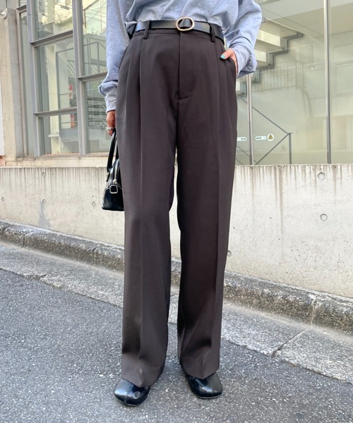 CIAOPANIC（チャオパニック）の「美脚カラースラックスパンツ（スラックス・レディース・ブラック/イエロー/グリーン/アイボリー・SMALL/MEDIUM）」の20枚目の写真