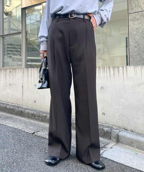 CIAOPANIC（チャオパニック）の「美脚カラースラックスパンツ（スラックス・レディース・ブラック/イエロー/グリーン/アイボリー・SMALL/MEDIUM）」の21枚目の写真