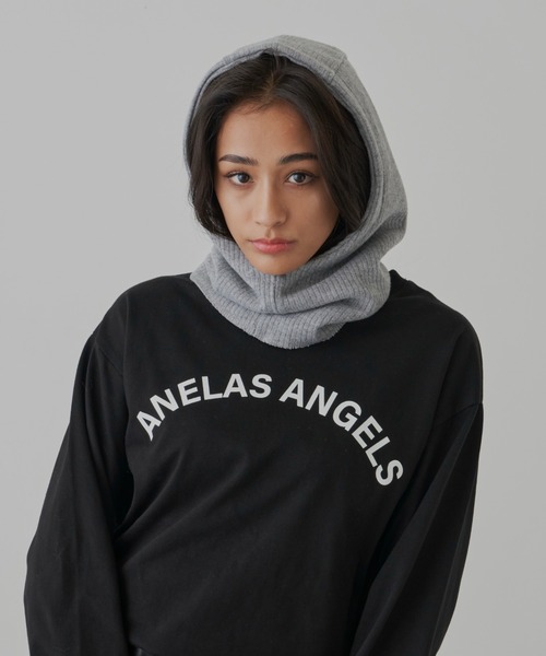 ANELA TOKYOロゴロングt セール】ヘヴィーコットンロンティー（Tシャツ/カットソー