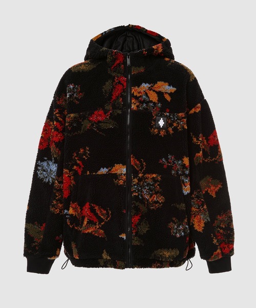MARCELO BURLON(マルセロ・バーロン)の「ALLOVER FLOWERS PILE OVER JKT(その他アウター・メンズ・ブラック系その他・M/L)」の1枚目の写真