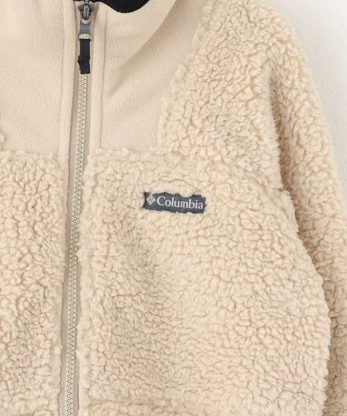 Columbia（コロンビア）の「【WEB限定】【Columbia/コロンビア】ウィンターパスシェルパフルジップ（ブルゾン・キッズ・ブラック/アイボリー・140/130/120/110）」の10枚目の写真