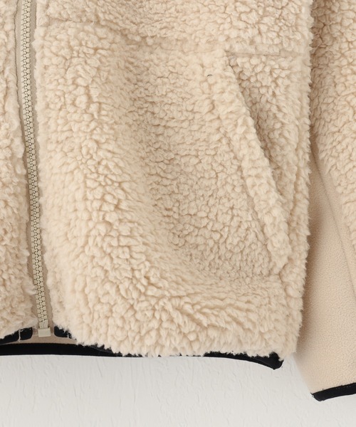 Columbia（コロンビア）の「【WEB限定】【Columbia/コロンビア】ウィンターパスシェルパフルジップ（ブルゾン・キッズ・ブラック/アイボリー・140/130/120/110）」の11枚目の写真