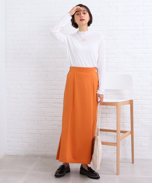 SHOO・LA・RUE（シューラルー）の「◆【旬コーデに！】シアー ハイネック トップス（Tシャツ/カットソー・レディース・ホワイト系/ブラック/ブラウン系・02/03）」の11枚目の写真