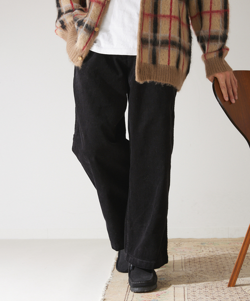 417 EDIFICE（フォーワンセブンエディフィス）の「【French work】 コールイージーパンツ（カーゴパンツ・メンズ・ブラック/ベージュ/グリーン/アイボリー/ブルー系その他/レンガ・SMALL/MEDIUM/LARGE）」の8枚目の写真