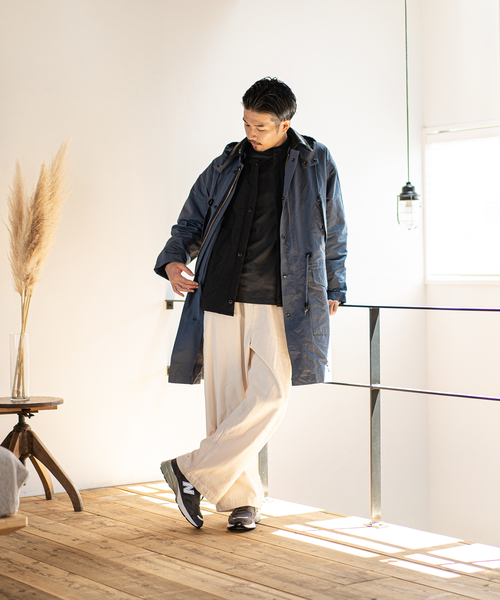 417 EDIFICE（フォーワンセブンエディフィス）の「【French work】 コールイージーパンツ（カーゴパンツ・メンズ・ブラック/ベージュ/グリーン/アイボリー/ブルー系その他/レンガ・SMALL/MEDIUM/LARGE）」の11枚目の写真