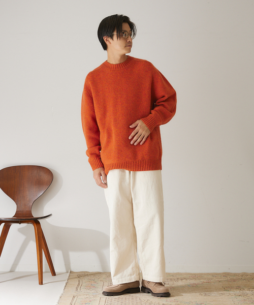 417 EDIFICE（フォーワンセブンエディフィス）の「【French work】 コールイージーパンツ（カーゴパンツ・メンズ・ブラック/ベージュ/グリーン/アイボリー/ブルー系その他/レンガ・SMALL/MEDIUM/LARGE）」の13枚目の写真