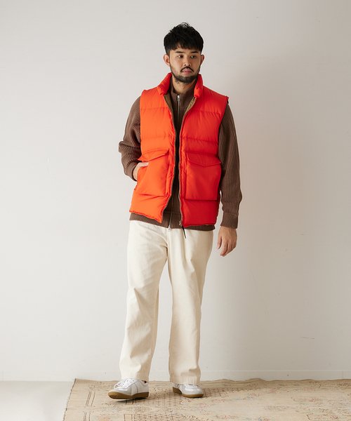 417 EDIFICE（フォーワンセブンエディフィス）の「【French work】 コールイージーパンツ（カーゴパンツ・メンズ・ブラック/ベージュ/グリーン/アイボリー/ブルー系その他/レンガ・SMALL/MEDIUM/LARGE）」の15枚目の写真