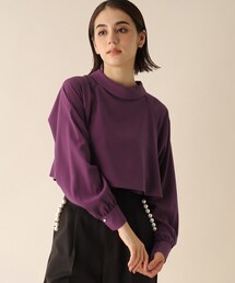 OPAQUE.CLIP | ロールカラーデザインブラウス(シャツ/ブラウス)