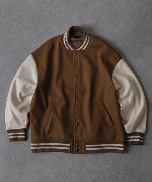 OVERTHEdreSTRiPES スタジャン special】90's old stussy Varsity Jacket “BIG 4” “スタジャン