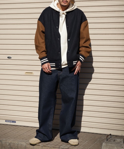 新品未使用 Lesserafim ZOZOTOWN スタジャンM LE SSERAFIMとゾゾタウンが初コラボ 「Y2K」をテーマにしたアイテム全