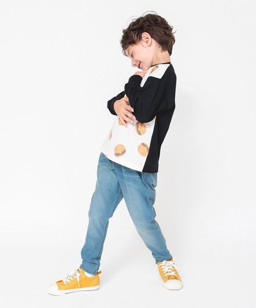 BRANSHES（ブランシェス）の「【やわらか】イージーアンドイージーロングパンツ（スウェットパンツ・キッズ・ブラック/グレー/ブルー/ネイビー/オフホワイト/キャメル/グリーン・100/120/110/130/140/150/90）」の8枚目の写真