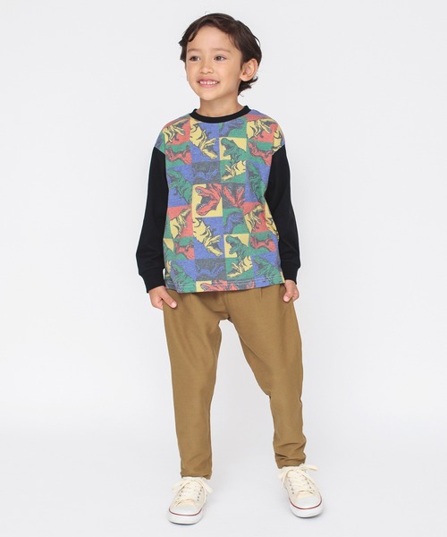 BRANSHES（ブランシェス）の「【やわらか】イージーアンドイージーロングパンツ（スウェットパンツ・キッズ・ブラック/グレー/ブルー/ネイビー/オフホワイト/キャメル/グリーン・100/120/110/130/140/150/90）」の15枚目の写真