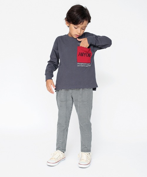 BRANSHES（ブランシェス）の「【やわらか】イージーアンドイージーロングパンツ（スウェットパンツ・キッズ・ブラック/グレー/ブルー/ネイビー/オフホワイト/キャメル/グリーン・100/120/110/130/140/150/90）」の14枚目の写真