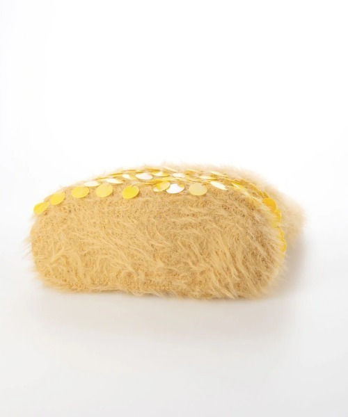 kakatoo(カカトゥ)の「カカトゥ kakatoo / シャギークロッシェスパンコールバッグ(トートバッグ・レディース・オレンジ/イエロー/ブルー/ブラック・FREE)」の9枚目の写真