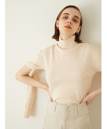 LA PEAU DE GEM | 【LA PEAU DE GEM】ロングスリーブタートルニット(ニット/セーター)