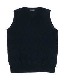 TOKYO SHIRTS | ダイヤ柄ニットベスト(ベスト)