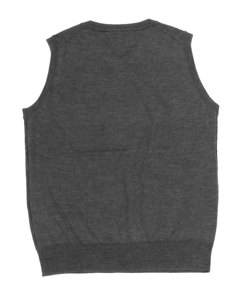 TOKYO SHIRTS（トウキョウシャツ）の「ダイヤ柄ニットベスト（ベスト・メンズ・チャコールグレー/ネイビー/ダークブルー・L/M/LL）」の9枚目の写真