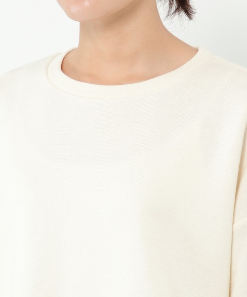 LBC（エルビーシー）の「ワイドリブパフ袖プルオーバー（Tシャツ/カットソー・レディース・オレンジ/オフホワイト/チャコールグレー・M/L）」の17枚目の写真