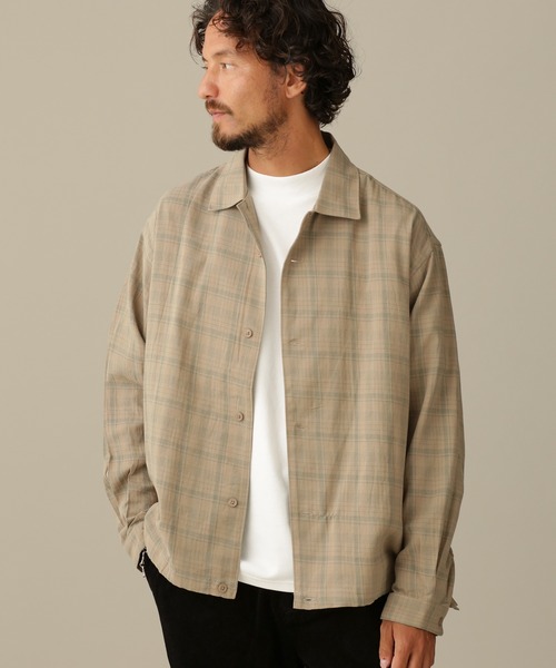 NANO universe（ナノユニバース）の「LB.03/ボイルチェックドローストリングシャツ（シャツ/ブラウス・メンズ・その他1/その他2・M/L）」の3枚目の写真