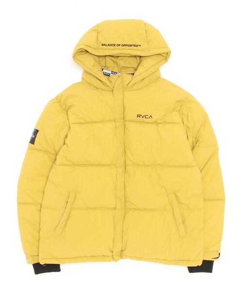 RVCA(ルーカ)の「RVCA メンズ VISOR HOODED PUFFER ジャケット【2022年秋冬モデル】/ルーカアウター(ブルゾン・メンズ・ゴールド/ブラック/グレー系その他・SMALL/X-LARGE/LARGE/MEDIUM)」の7枚目の写真