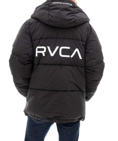 RVCA(ルーカ)の「RVCA メンズ VISOR HOODED PUFFER ジャケット【2022年秋冬モデル】/ルーカアウター(ブルゾン・メンズ・ゴールド/ブラック/グレー系その他・SMALL/X-LARGE/LARGE/MEDIUM)」の8枚目の写真