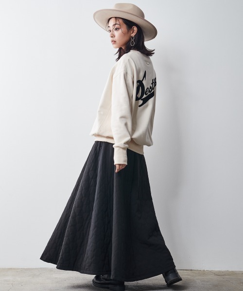 CHIC STYLE（シックスタイル）の「＜大きいサイズ＞バックロゴプリントスウェット シックスタイル（スウェット・レディース・アイボリー/チャコール・8L/3L/LL/L/4L/5L/6L）」の9枚目の写真