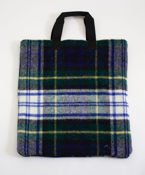 TWEED MILL（ツイードミル）の「【TWEED MILL（ツイードミル）】ブランケットトート・L（トートバッグ・レディース・グリーン系その他/ブルー系その他/イエロー系その他・L）」の7枚目の写真