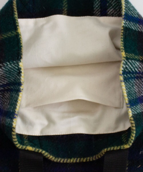 TWEED MILL（ツイードミル）の「【TWEED MILL（ツイードミル）】ブランケットトート・L（トートバッグ・レディース・グリーン系その他/ブルー系その他/イエロー系その他・L）」の9枚目の写真