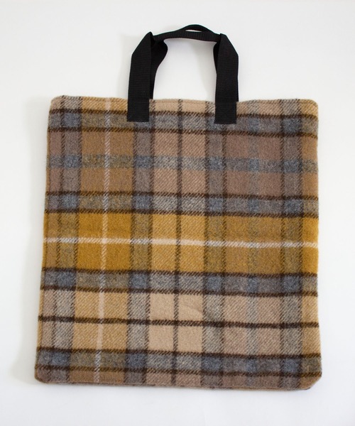 TWEED MILL（ツイードミル）の「【TWEED MILL（ツイードミル）】ブランケットトート・L（トートバッグ・レディース・グリーン系その他/ブルー系その他/イエロー系その他・L）」の10枚目の写真