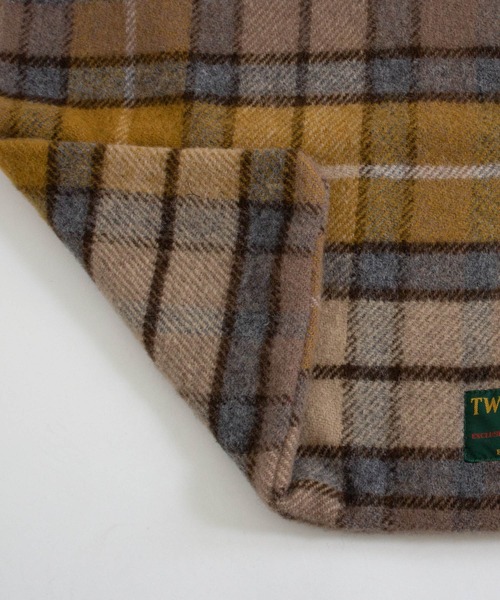 TWEED MILL（ツイードミル）の「【TWEED MILL（ツイードミル）】ブランケットトート・L（トートバッグ・レディース・グリーン系その他/ブルー系その他/イエロー系その他・L）」の11枚目の写真