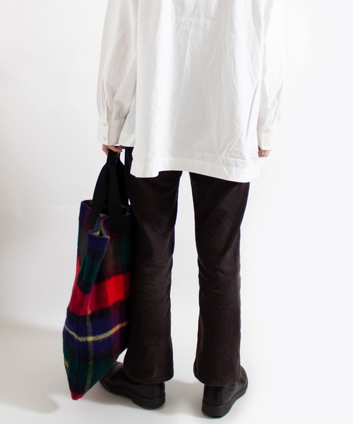 TWEED MILL（ツイードミル）の「【TWEED MILL（ツイードミル）】ブランケットトート・L（トートバッグ・レディース・グリーン系その他/ブルー系その他/イエロー系その他・L）」の17枚目の写真